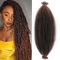 Springy Afro Twist Hair 8 Pack 24 Inches Preseparated Marley Twist Braiding Hair Spring Twist Hair Afro Twist Hair For Soft Loc