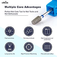 Nmkl38 Small Tapered Barrel Diamond Nail File Drill Bit Cuticle Cleaner Burr Tool For Electric Drill Machine Manicure Pedicure P