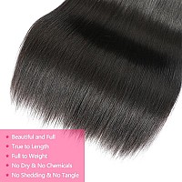 Yocytu 10A Human Hair Bundles 26 28 30 Inch Brazilian Straight Hair Bundles 100 Unprocessed Virgin Weave 3 Bundles Human Hair R