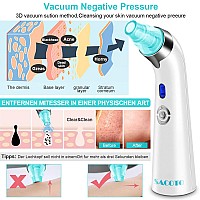 Blackhead Remover Pore Vacuum Face Suction Pore Cleanser 5 Suction Power Electric Blackhead Extractor Tool 4 Probes Blackhea