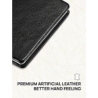 Omiro Compact Mirror Classical Pu Leather 1X3X Magnification Ultra Portable For Purses 24 W X 34 L Black