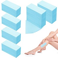 Blulu 400 Wax Strips Non Woven Wax Paper Strips For All Skin Types Facial And Body Hair Removal Waxing Strips Epilating For Leg