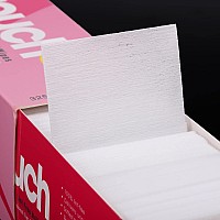 2600 Pcs Lint Free Nail Wipes For Gel Nail Disposable Nail Polish Remover Wipes Cotton Pads White 8 Pack