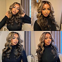 Highlight Ombre 13X6 Hd Lace Front Wigs Human Hair Ombre P427 Colored Honey Blonde Frontal Wigs Pre Plucked With Baby Hair 160