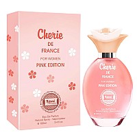 Hybrid Company Cherie De France For Women Pink Edition Fruity Femininity Relaxed Scent Womens Perfume 34 Fl Oz