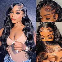 Vigriss Body Wave Lace Front Wigs Human Hair Pre Plucked Glueless Human Hair Wig For Black Women 180 Density 13X4 Hd Transparen