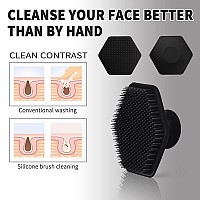 2 Pack Face Scrubber Silicone Loofah Body Wash Scrubber Body Scrub Brush Body Scrubbers For Use In Shower Silicone Loofah B