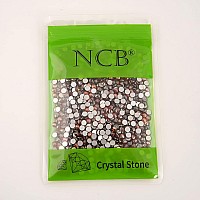 Ncb Nancybeads 1500Pcs Flatback Round Glass Nail Art Rhinestones Crystal For Diy Making Accessories Shoes Clothes Face Art Ba