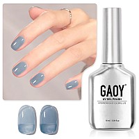 Gaoy Jelly Nude Blue Gel Nail Polish 16Ml Sheer Neutral Translucent Soak Off Gel Polish Uv Light Cure For Nail Art Diy 1722 H