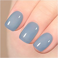 Gaoy Jelly Nude Blue Gel Nail Polish 16Ml Sheer Neutral Translucent Soak Off Gel Polish Uv Light Cure For Nail Art Diy 1722 H