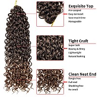 Gogo Curl Crochet Hair For Women Water Wave Curly Crochet Hair Wavy Human Hair Deep Wave Beach Curl Crochet Synthetic Hair Exten