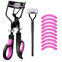 Eyelash Curler With Comb Qiipii Professional Lash Curlers Metal Eyelashes Comb Seperator Eyelash Mascara Applicator Tool Kit Fo