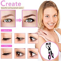 Eyelash Curler With Comb Qiipii Professional Lash Curlers Metal Eyelashes Comb Seperator Eyelash Mascara Applicator Tool Kit Fo