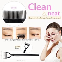 Eyelash Curler With Comb Qiipii Professional Lash Curlers Metal Eyelashes Comb Seperator Eyelash Mascara Applicator Tool Kit Fo