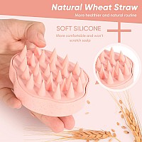 Urtheone Scalp Massager Shampoo Brush Hair Scalp Scrubber Head Massager With Soft Silicone Bristles For Women Men Kids Pets Sho