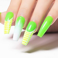 Aimeili Gel Nail Polish Set Neon Collection 12 Colors Hot Pink Blue Yellow Green Soak Off Led Bright Spring Summer Gel Nail Poli