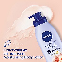 Nivea Oil Infused Peach Blossom And Avocado Oil Body Lotion Nongreasy Peach Blossom Scented Lotion Moisturizes For 24 Hours