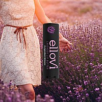 Ellovi Natural Lip Butter Lip Balm - Lavender - Pure Enough to Eat - Made With Just 6 Vegan Ingredients - 100% Natural & Organic Moisturizing Lip Care for All Day Hydration (Single)