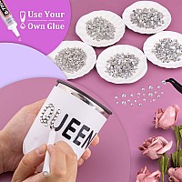 Belleboost Resin Rhinestones Kits 23456Mm Flatback Jelly Rhinestones 2 Box Pink Ab Non Hotfix Crystal Gems For Diy Crafts