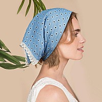 Molans Bandana Headband Chiffon Scarf Headbands Hair Bandana Floral Hair Kerchief Print Hair Scarves Kerchief For Women