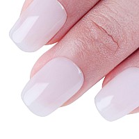 Imtiti Sheer Milky White Gel Nail Polish15Ml Translucent Jelly Nude Milky White Gel Polish For Nail Art Diy Manicure And Pedicu