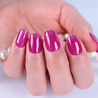 Imtiti Sheer Gel Nail Polish Jelly Rose Red Translucent Color Uvled Light Cure Gel Polish For Nail Art Diy Manicure And Pedicu