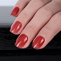 Imtiti Sheer Gel Nail Polish Jelly Amber Brown Translucent Color Uvled Light Cure Gel Polish For Nail Art Diy Manicure And Ped