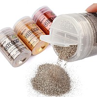 Fine Glitter For Nails Set Of 3 Colors Body Glitter Powder Face Glitter Assorted Makeup Glitter For Art And Crafts Eye Hair