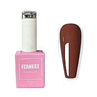 Fzanest 15Ml Gel Nail Polish Brown Nail Gel Polish Fall Winter Color Soak Off Uv Led Nail Art Starter Manicure Salon Diy At Hom