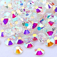 5040Pcs Flatback Crystal Rhinestones Half Round Glue Fix Rhinestone Diamantes Gems For Crafts Nail Arttransparent Abss10272