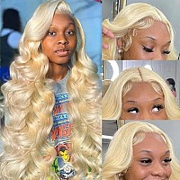 Shengcai 613 13X6 Lace Front Wig Human Hair Body Wave Blonde Wig Human Hair 613 Hd Lace Frontal Wig13X6 180 Density Pre Plucked