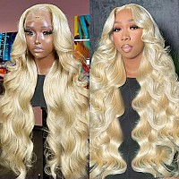 Shengcai 613 13X6 Lace Front Wig Human Hair Body Wave Blonde Wig Human Hair 613 Hd Lace Frontal Wig13X6 180 Density Pre Plucked