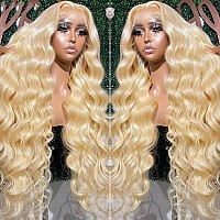 Shengcai 613 13X6 Lace Front Wig Human Hair Body Wave Blonde Wig Human Hair 613 Hd Lace Frontal Wig13X6 180 Density Pre Plucked