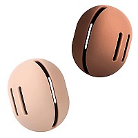 Bezox Makeup Sponge Holder Pack Of 2 Breathable Silicone Beauty Sponge Case For Travel Cute Make Up Blender Container Khak