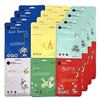 Celavi Kbeauty Skincare Essence Facial Face Mask Korea Skin Care Moisturizing C Set 4 Of Each