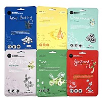 Celavi Kbeauty Skincare Essence Facial Face Mask Korea Skin Care Moisturizing C Set 4 Of Each