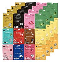 Celavi Kbeauty Skincare Essence Facial Face Mask Korea Skin Care Moisturizing B Set 48 Pack