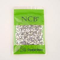 Ncb Nancybeads 3000Pcs Flatback Round Glass Nail Art Rhinestones Crystal For Diy Making Accessories Shoes Clothes Face Art Ba