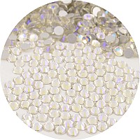 Ncb Nancybeads 3000Pcs Flatback Round Glass Nail Art Rhinestones Crystal For Diy Making Accessories Shoes Clothes Face Art Ba