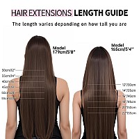 Befana Clip In Hair Extensions Real Human Hair 100 Remy Human Hair 7 Pcs 70G Natural Soft Straight Double Weft Clip Ins For Wom