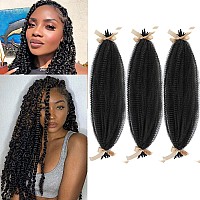 Springy Afro Twist Hair 24 Inches Preseparated Marley Twist Braiding Hair Spring Twist Hair Afro Twist Hair For Soft Locs Croch