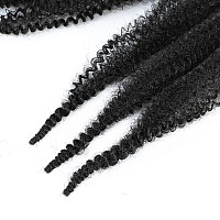 Springy Afro Twist Hair 24 Inches Preseparated Marley Twist Braiding Hair Spring Twist Hair Afro Twist Hair For Soft Locs Croch