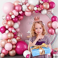 Ever Fairy Girls Shiny Crown Hairband Princess Girl Crown Headband Wedding Pink B