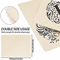 Yuelong 40Pcs Tattoo Skin Practice And Transfer Paper Kit Includes 10Pcs Double Sided Blank Fake Skin And 30Pcs Tattoo Stencil P