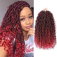 Forevery Goddess Locs Crochet Hair 16 Inch Faux Locs Crochet Hair 6Packs Prelooped Crochet Hair For Black Womenlocs Crochet Hai