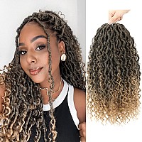 Forevery Faux Locs Crochet Hair 18 Inch Goddess Locs Crochet Hair 6 Packs Crochet Hair For Black Women Prelooped Locs Crochet H