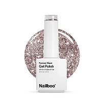 Nailboo Premier Forever Glaze Gel Nail Polish Sheer Metallic Glitter Glam Queen Led Nail Lamp Gel Polish Selfleveling Diy N