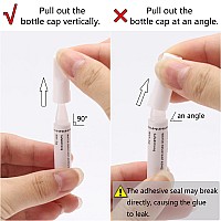 20Pcs Nail Glue For Acrylic Nail Tips Adhesive Super Bond For Diy Nail Art 2Gpc