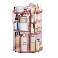 Rotating Makeup Organizer Diy 8 Adjustable Layers 360 Spinning Skincare Organizers Makeup Storage Carousel Tower With Brush Ho