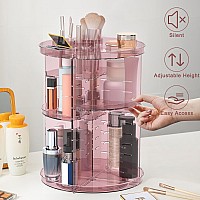 Rotating Makeup Organizer Diy 8 Adjustable Layers 360 Spinning Skincare Organizers Makeup Storage Carousel Tower With Brush Ho